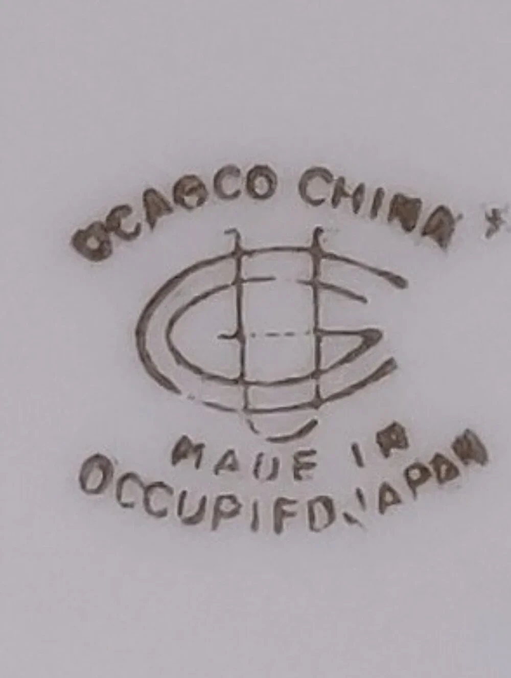 Vintage Ucagco Saucer Occupied Japan Era